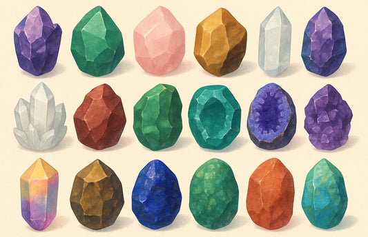 🌿 Crystal Energy Guide: Meanings & How to Use Them