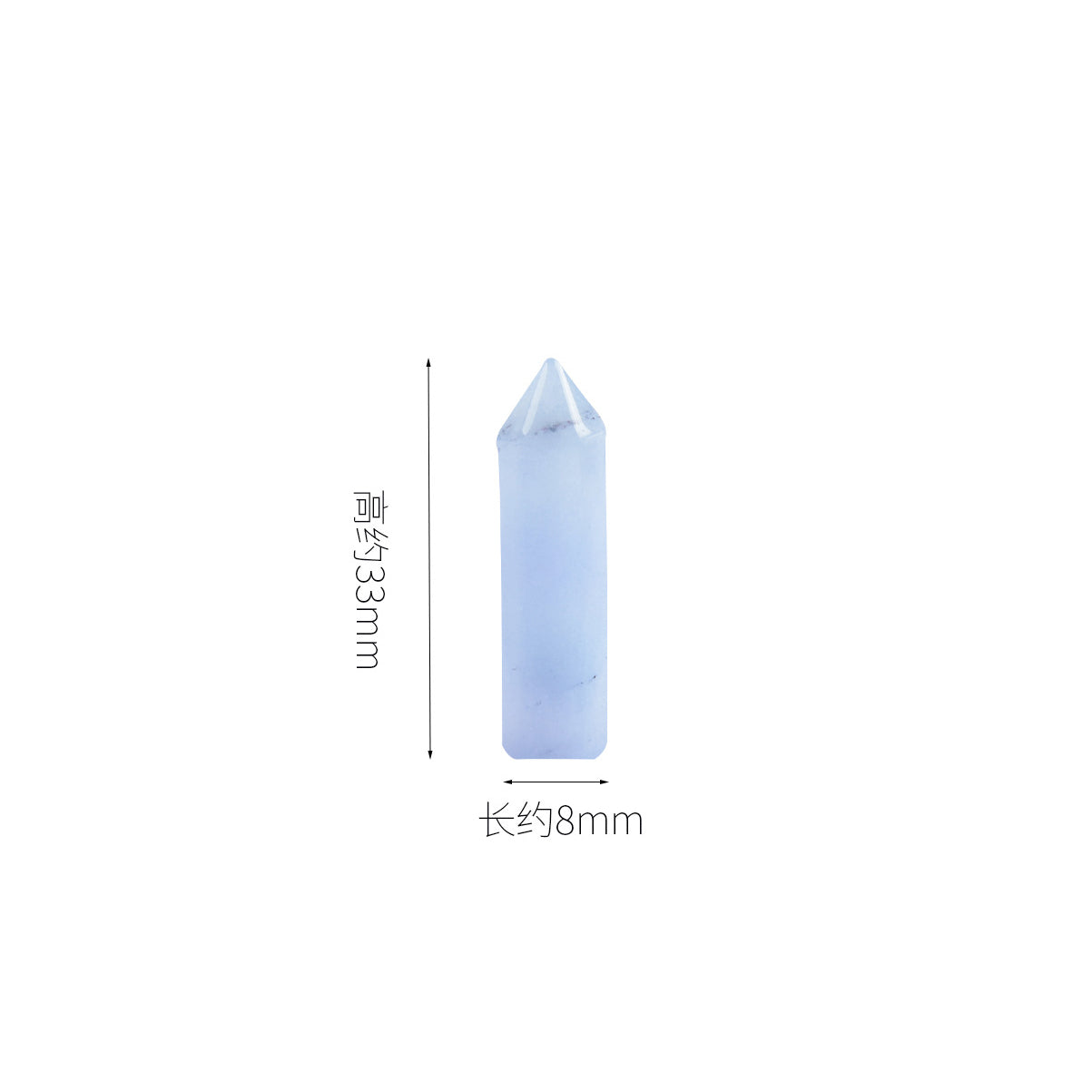 Fengshui | Natural Aquamarine Hexagonal Prism Crystal  Energy Gemstone
