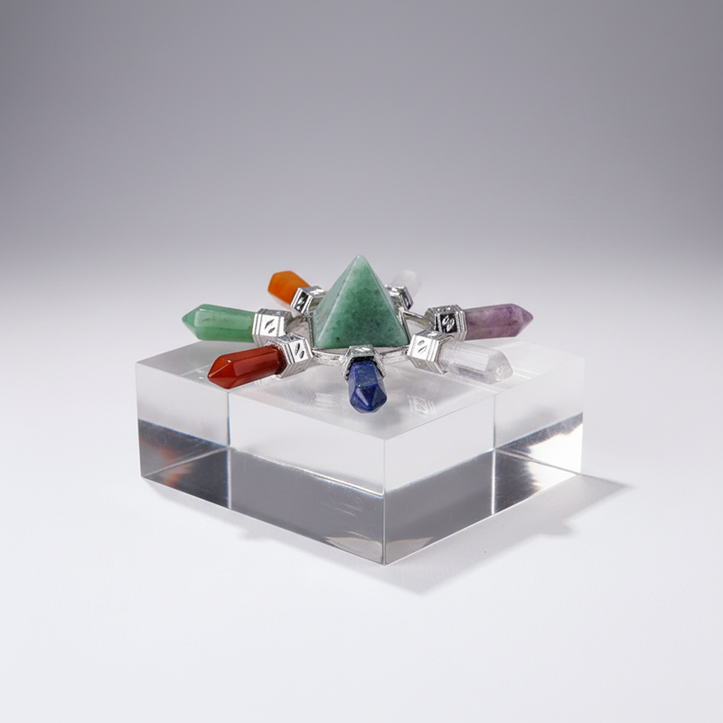 Feng Shui Zhen | Natural Crystal Chakra Sets Energy Clear Quartz
