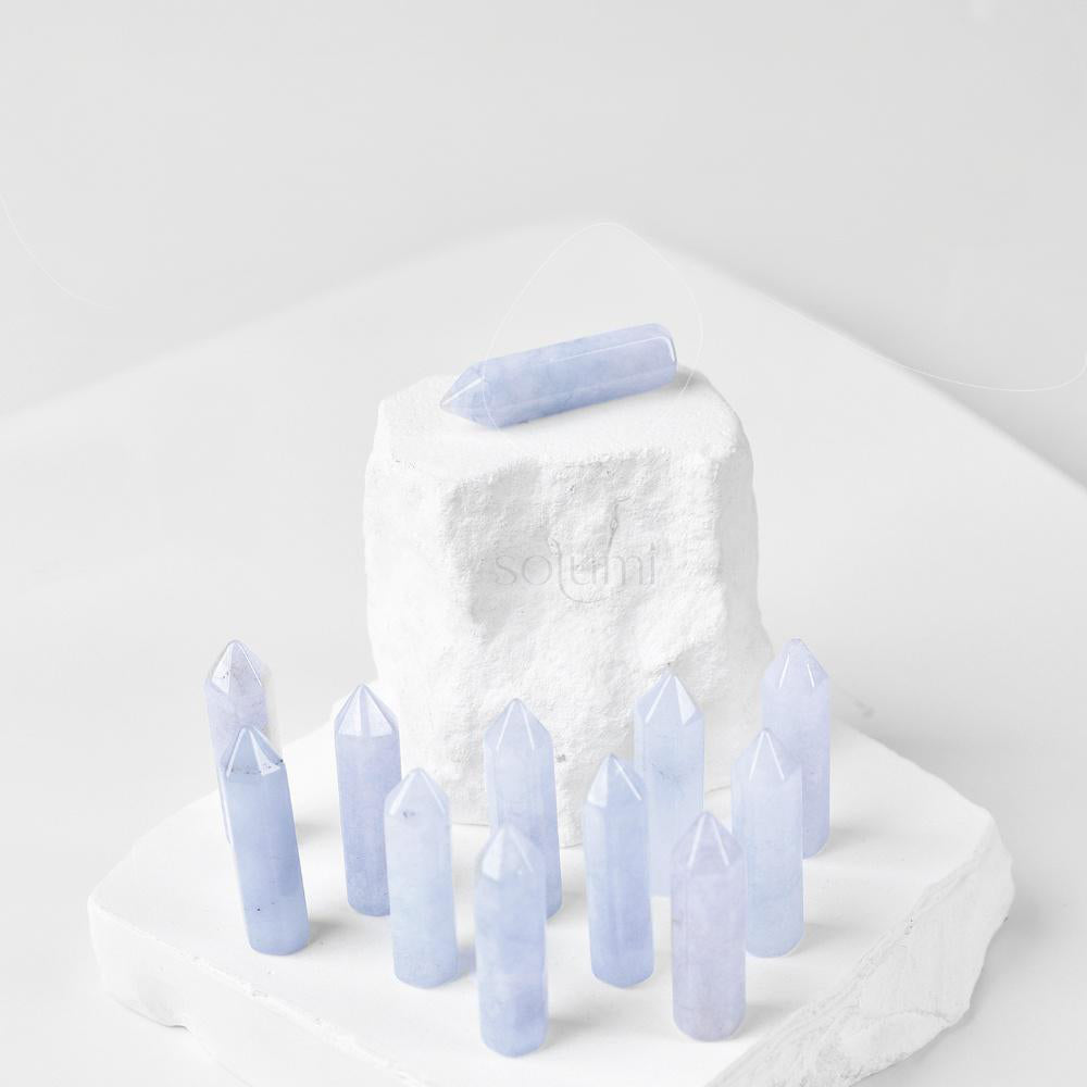 Fengshui | Natural Aquamarine Hexagonal Prism Crystal  Energy Gemstone
