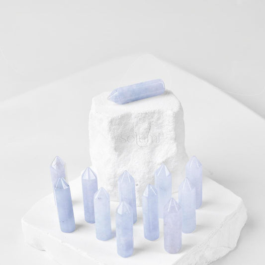 Fengshui | Natural Aquamarine Hexagonal Prism Crystal  Energy Gemstone