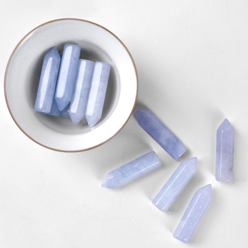Fengshui | Natural Aquamarine Hexagonal Prism Crystal  Energy Gemstone