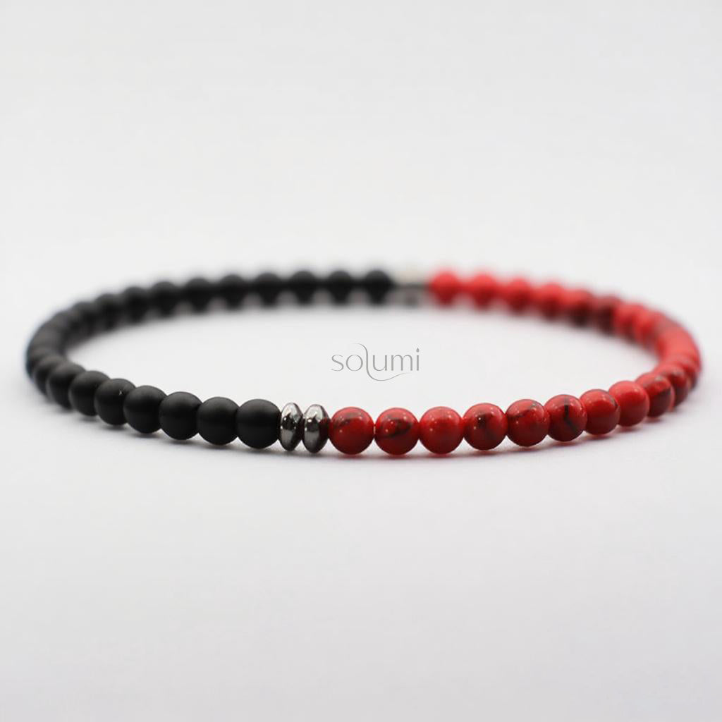 Fengshui Bracelet | 4mm Beads Natural Stone minimalist Braclet
