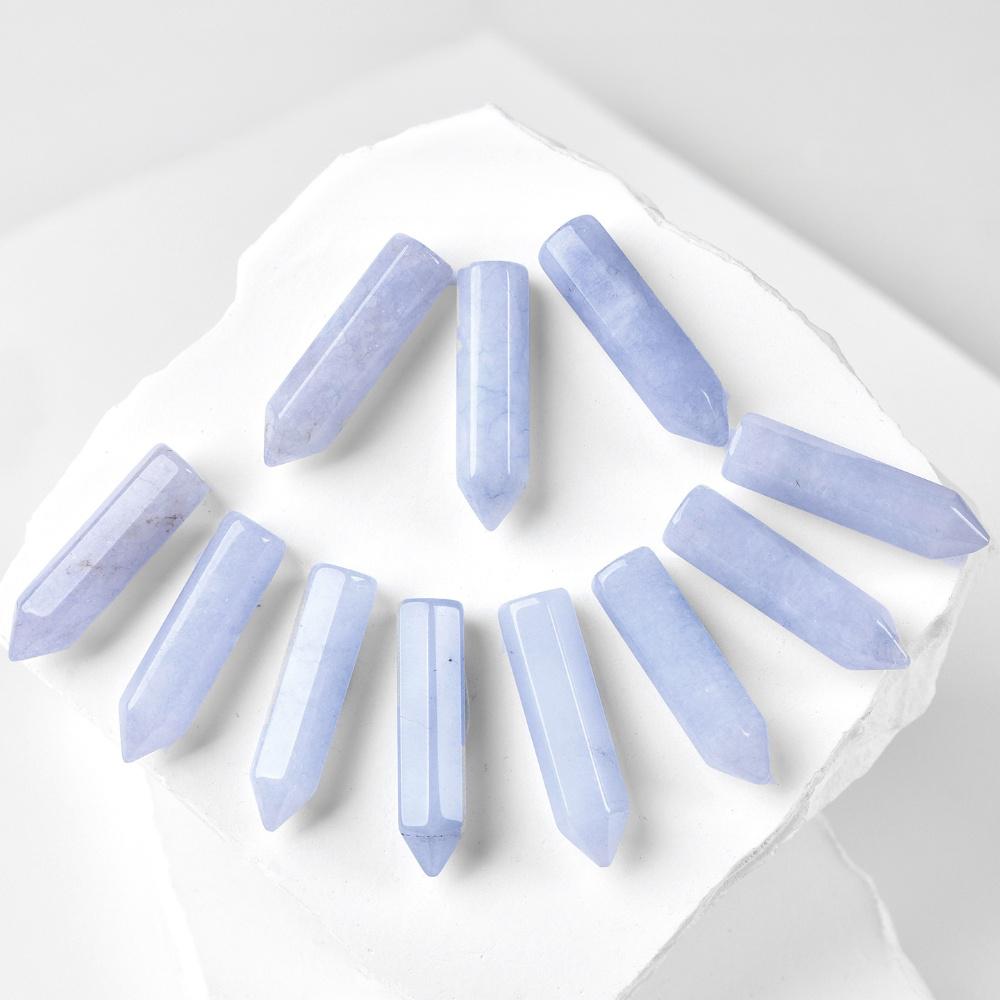 Fengshui | Natural Aquamarine Hexagonal Prism Crystal  Energy Gemstone