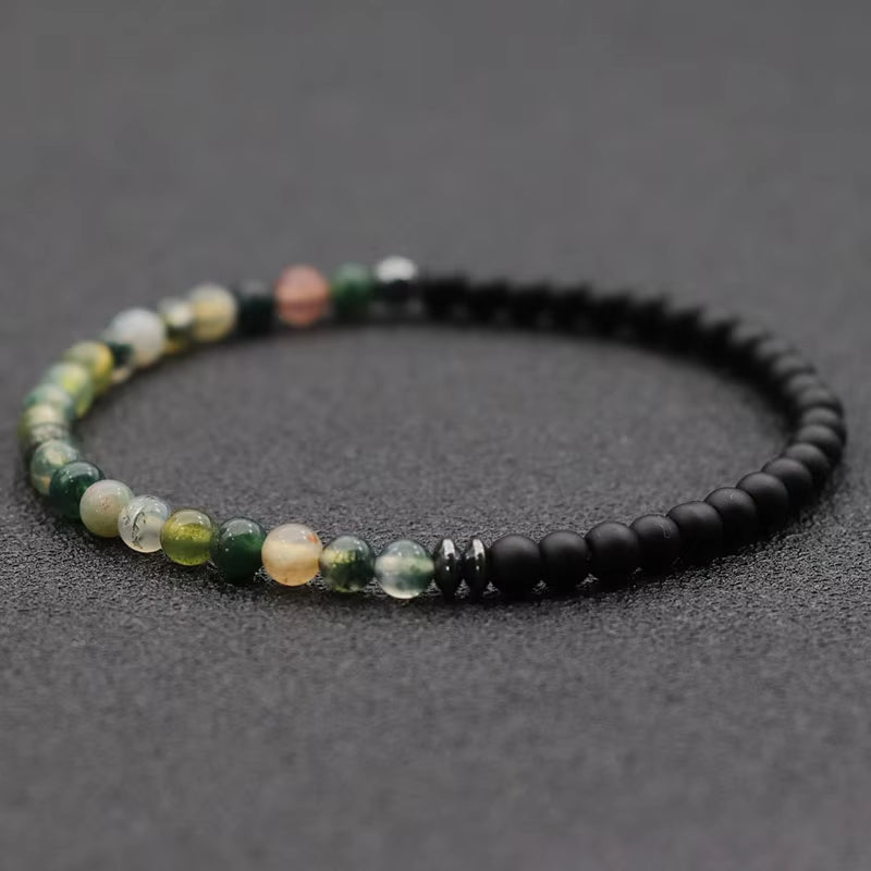 Fengshui Bracelet | 4mm Beads Natural Stone minimalist Braclet