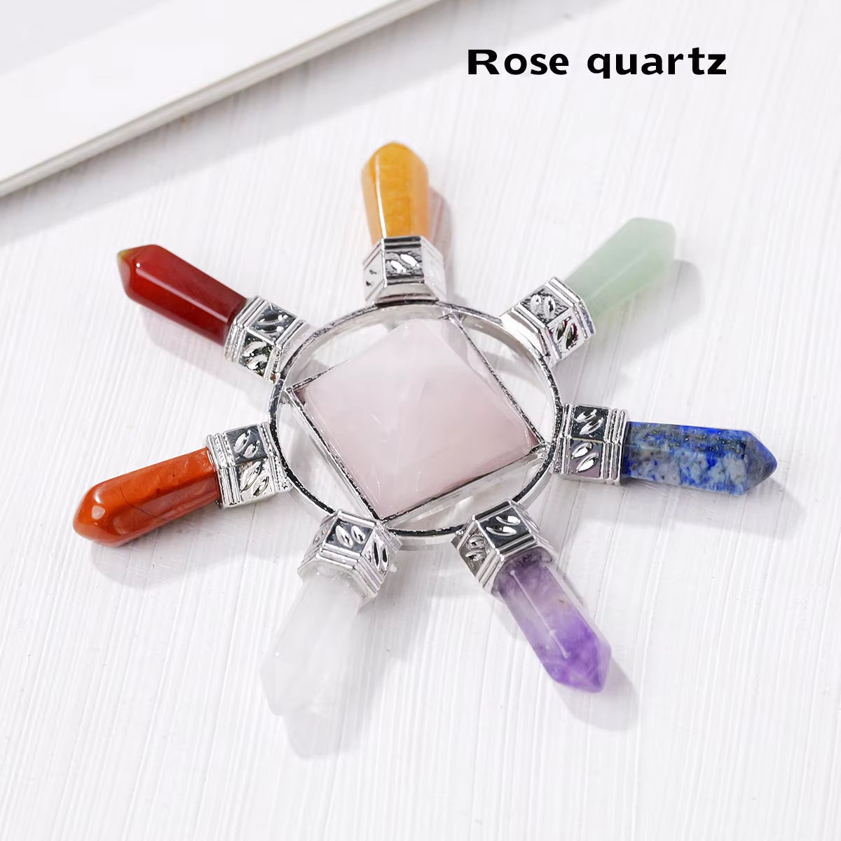 Feng Shui Zhen | Natural Crystal Chakra Sets Energy Clear Quartz
