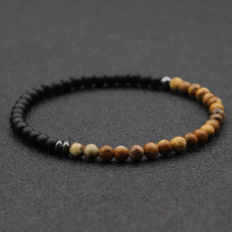 Fengshui Bracelet | 4mm Beads Natural Stone minimalist Braclet