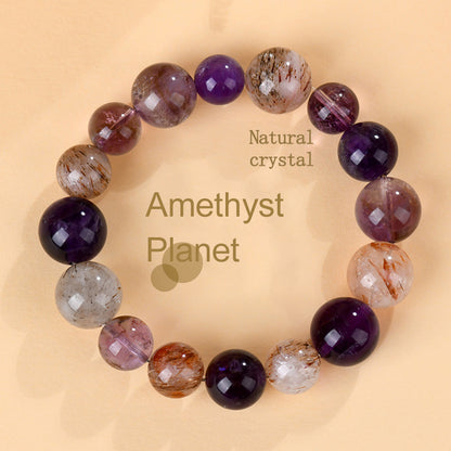 Fengshui bracelet | Natural amethyst planet energy  bracelet
