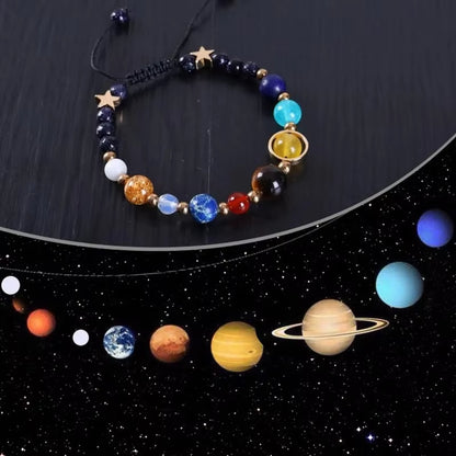 Cosmic Galaxy Solar System Bracelet