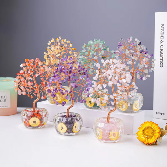 Feng Shui Decor for luck | Natural Stones 7 Chakra Healing Crystals