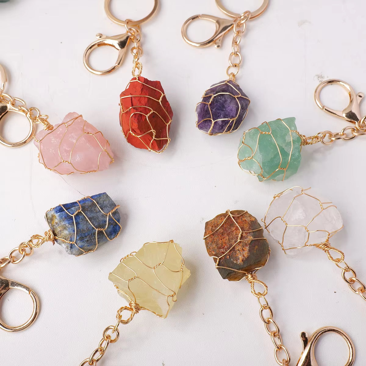 Feng Shui Chain | Natural Gem Stone For Key Phone Car