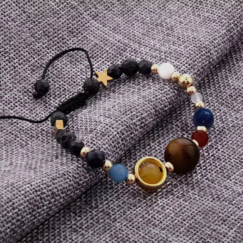 Cosmic Galaxy Solar System Bracelet