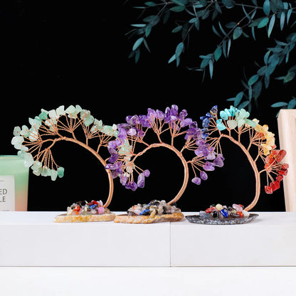 Fengshui Home Decor Money Trees | Natural Crystal Lucky Tree
