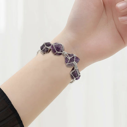 Fengshui Bracelet | Handmade Natrual Amethyst Crystal Bracelet