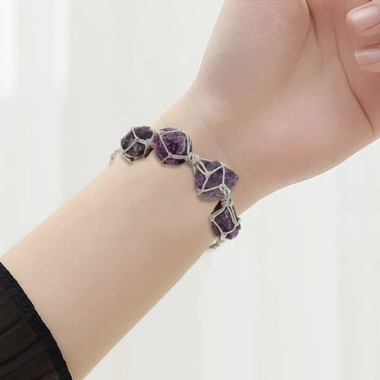 Fengshui Bracelet | Handmade Natrual Amethyst Crystal Bracelet