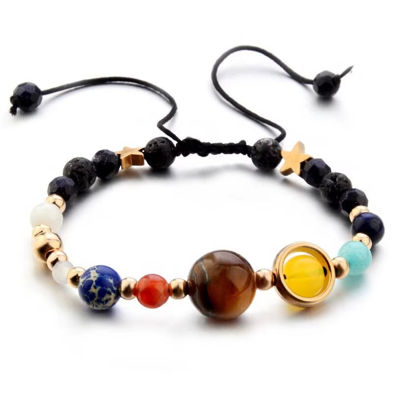 Cosmic Galaxy Solar System Bracelet