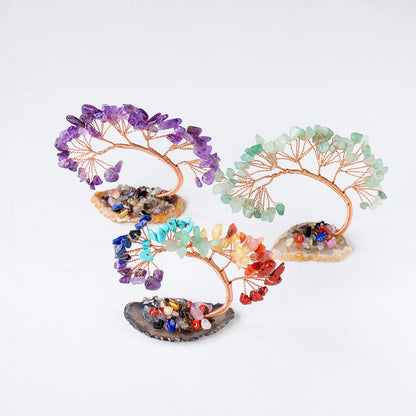 Fengshui Home Decor Money Trees | Natural Crystal Lucky Tree