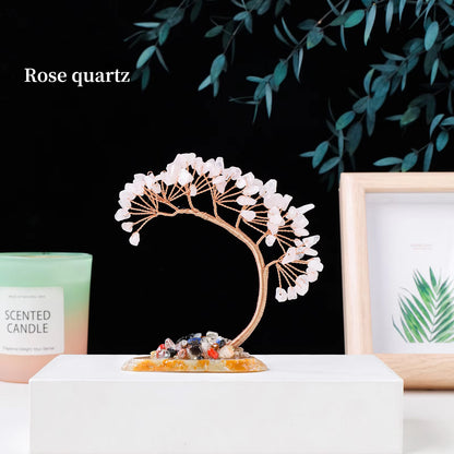 Fengshui Home Decor Money Trees | Natural Crystal Lucky Tree