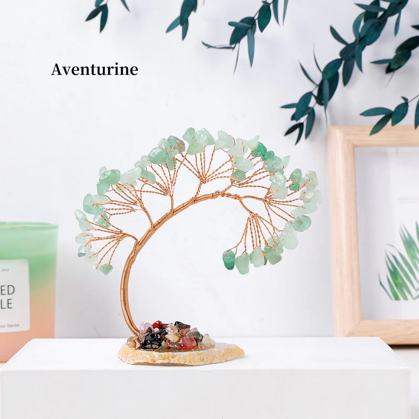 Fengshui Home Decor Money Trees | Natural Crystal Lucky Tree