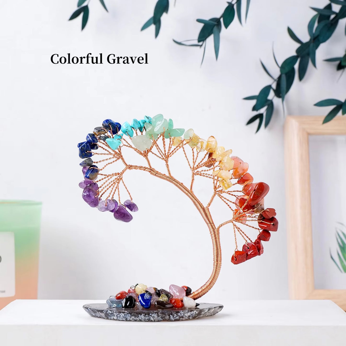 Fengshui Home Decor Money Trees | Natural Crystal Lucky Tree