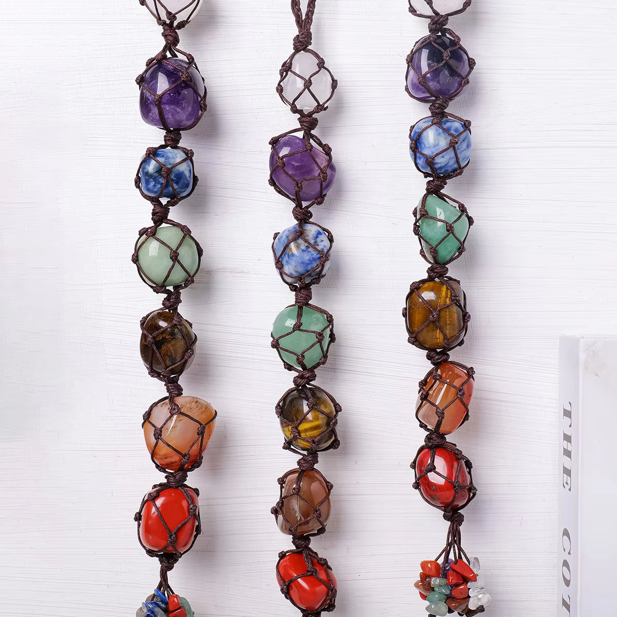 Fengshui Pendant For Healing | Natural Crystal Chakra Pendant  Energy Gem Decoration