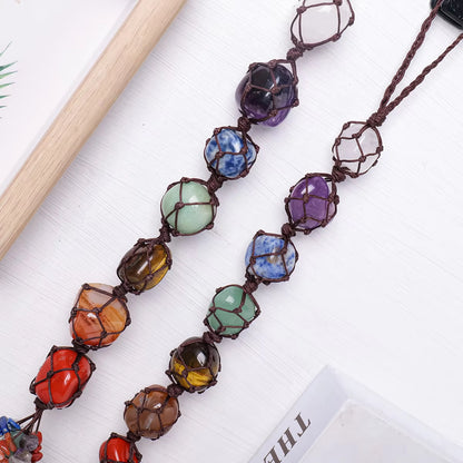 Fengshui Pendant For Healing | Natural Crystal Chakra Pendant  Energy Gem Decoration